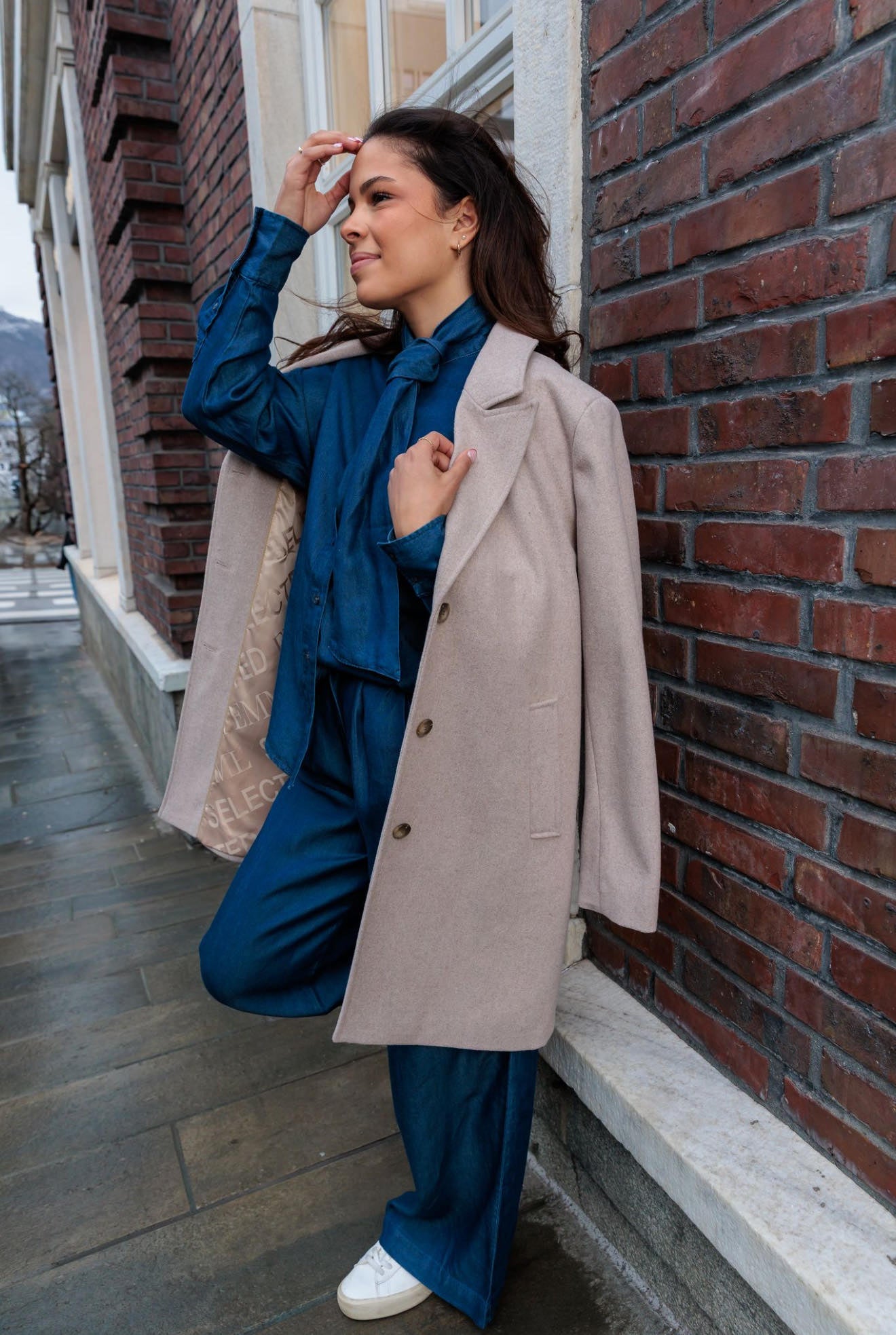 Janna Skjorte - Blå/ Dark Blue